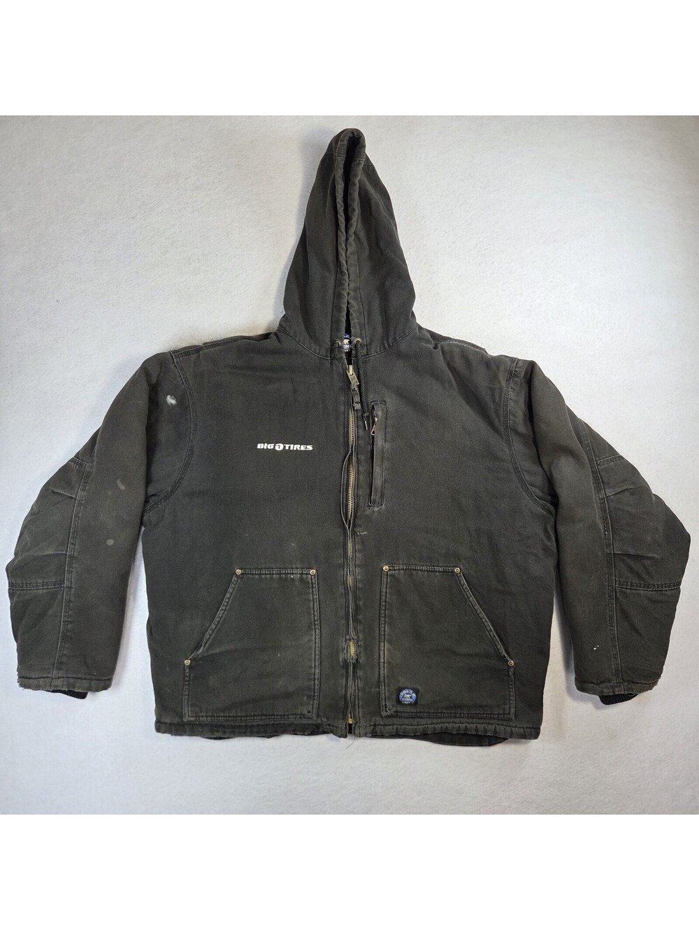 Polar King By Key Big O Tire XLR Work Jacket Hunting Cotton Lined Like Carhartt
